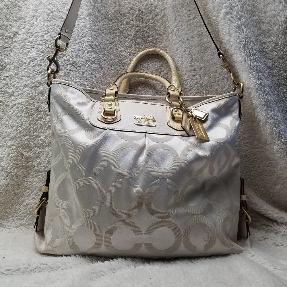 Coach 12963 Madison OP Art Signature Logo Julianna